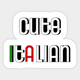 Cute Italian Sticker